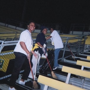 Photo of acquah family cleaning