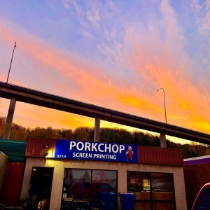 Seattle Pork Chop Screen Printing