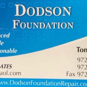 Photo of Dodson Foundation Repair