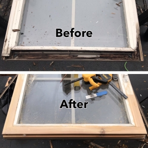 Photo of Wood Window Repair Service