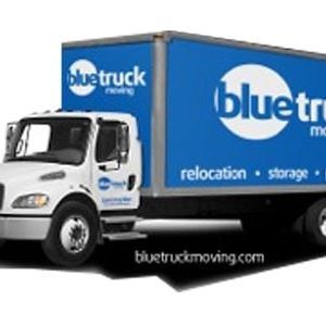 Photo of Blue Truck Moving