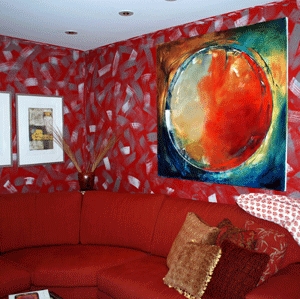 Photo of Paul Adams Painting