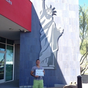 Photo of U.S. Citizenship and Immigration Services a federal agency that provides information and services