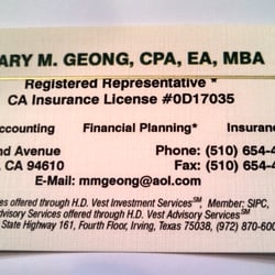 Photo of Mary M. Geong, CPA EA MBA