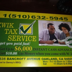 Oakland Kwik Tax Service