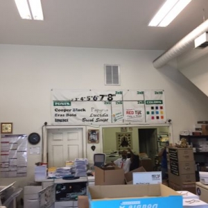 Photo of Red Tie Printing