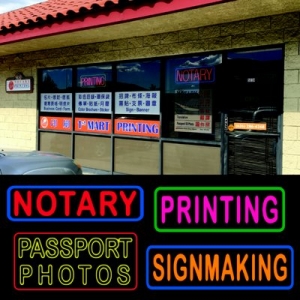 Temple City 1st Mart Printing & Sign