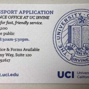 Photo of Passport Office At UC Irvine