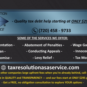 Photo of Tax Resolution As A Service