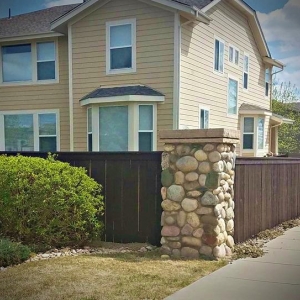 Photo of Timberland Fence, Lawn, and Landscape