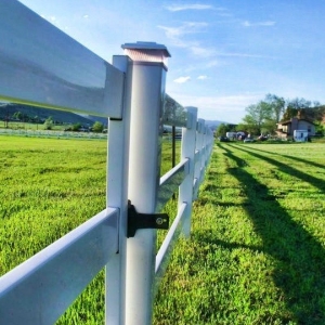 Photo of Timberland Fence, Lawn, and Landscape