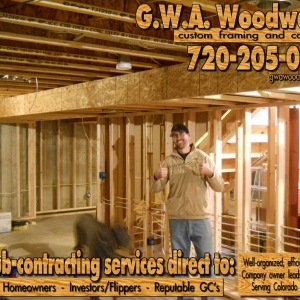 Photo of GWA Woodworks custom framing and carpentry