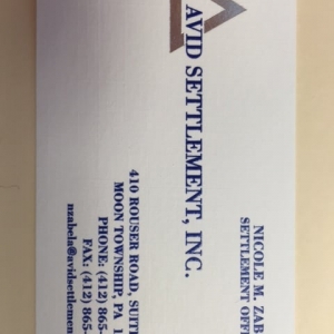 Coraopolis Avid Settlement