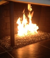 Photo of Elegant Fireside and Patio