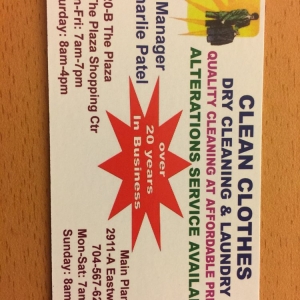 Photo of Clean Clothes Dry Cleaners