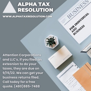 Photo of Alpha Tax Resolution