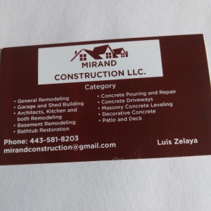 Abingdon Mirand Construction