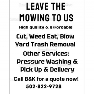 Photo of B and K Lawn care
