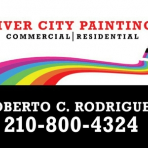 San Antonio River City Painting