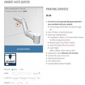Photo of Jinxbot 3D Printing