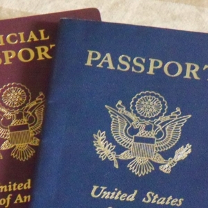 Photo of a official passport photo