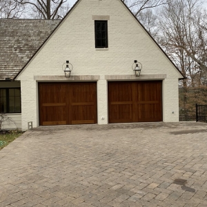 Photo of Overhead Door and Fireplace