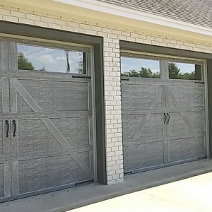 Photo of Overhead Door and Fireplace