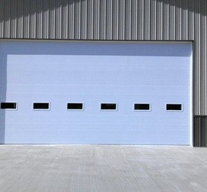 Photo of Overhead Door and Fireplace