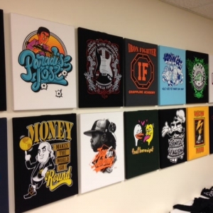 Photo of Pylon Press T-shirt Screen Printing