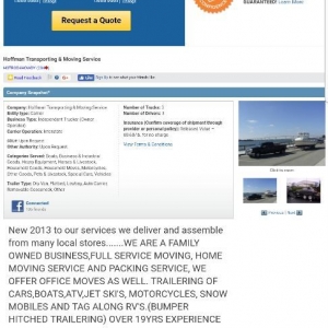 Photo of Hoffman Transport & Moving Services