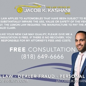 Photo of The Lemon Law Office of Jacob K Kashani