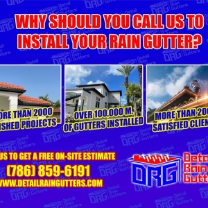 Photo of Detail Rain Gutters Miami - Rain Gutters Installers