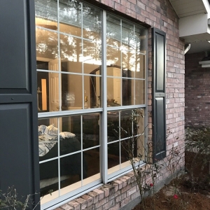 Photo of First Glass Window Treatment
