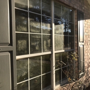 Photo of First Glass Window Treatment