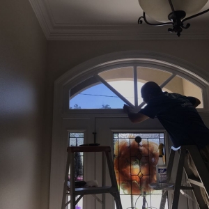 Photo of First Glass Window Treatment