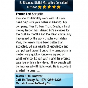 Photo of Ed Bisquera Digital Marketing Consultant