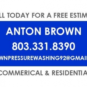 Photo of A Brown Pressure Washing