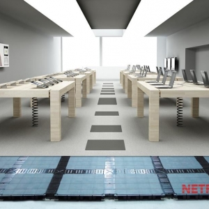Photo of Netfloor USA Cable Management Access Floor Systems