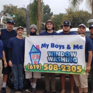 Photo of My Boys & Me Window Washing