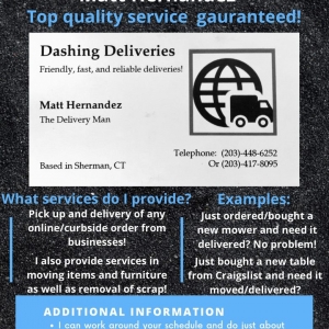 Photo of Dashing Deliveries and Moving