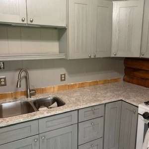 Photo of Countertop and Cabinet
