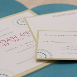Photo of Birth to Black Tie Invitations