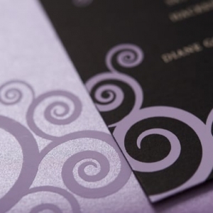 Photo of Birth to Black Tie Invitations