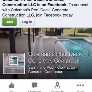 Photo of Coleman's Pool Deck & Concrete Construction