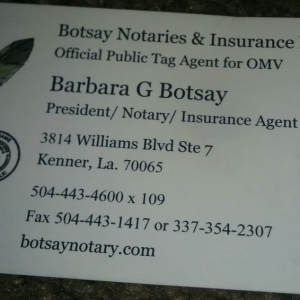 Photo of Botsay Notary & Insurance Network