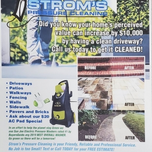 Photo of Strom's Pressure Cleaning Services