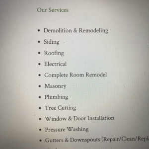 Photo of AJM maintenance