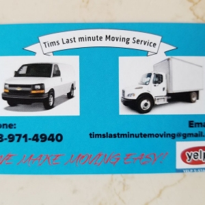 Photo of Tim's Last Minute Moving