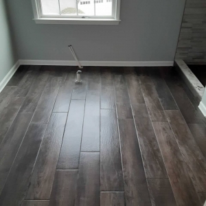 Photo of Mark Tile Installation