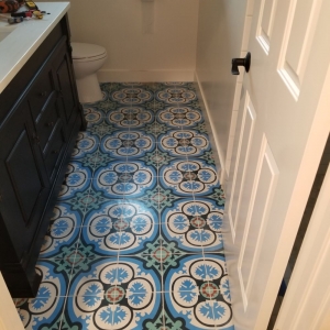 Photo of LA Tile Installation
